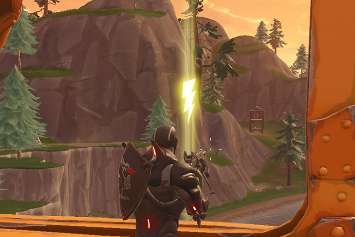 Fortnite : Fouiller les éclairs volants, défi saison 5